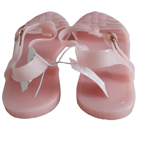 NWT Size 5 Dream Pink Jelly Cage Buckle Sandals - Picture 6 of 11
